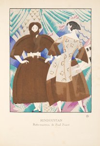 هندستان ، من مجموعة لوحات الموضة ، 1920 (طباعة pochoir) بواسطة تشارلز مارتن
