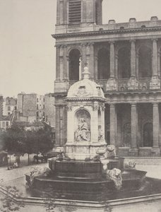 نافورة في سانت سولبيس ، 1851. بواسطة تشارلز مارفيل