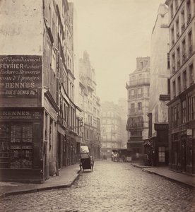 شارع دي لومبارد، من شارع دي لافانديير سانت أوبورت، 1864 (صورة فوتوغرافية) بواسطة تشارلز مارفيل