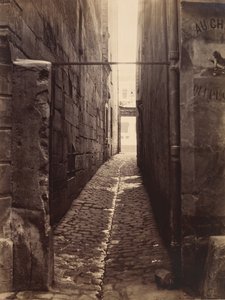 Rue du Chat-qui-Pêche من شارع Rue de la Huchette ، كاليفورنيا. 1868. بواسطة تشارلز مارفيل