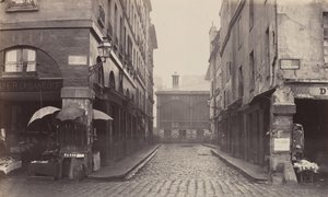 Rue du Contrat-Social ، rue de la Tonnellerie ، 1864-1865. بواسطة تشارلز مارفيل