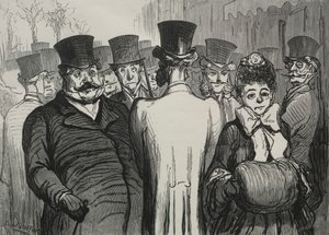 شارع الإيطاليين بواسطة بعد Honoré Daumier