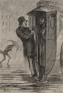 الجامع: ممتلئ بواسطة بعد Honoré Daumier