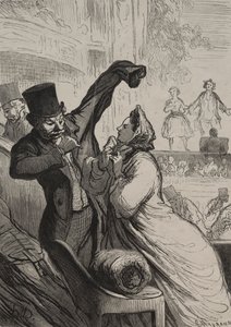 المسرح: المشهد الأخير بواسطة بعد Honoré Daumier