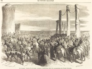 دخول القوات النمساوية البروسية هامبورغ ... [النصف العلوي] بواسطة Charles Maurand after Godefroy Durand