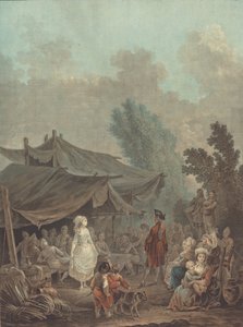 عرس قرية Noce de Village ، 1785. بواسطة تشارلز ملكيور ديسكورتيس