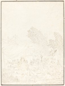 عرس قرية Noce de Village ، 1785. بواسطة تشارلز ملكيور ديسكورتيس