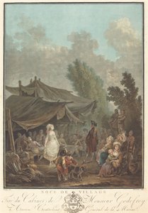 عرس قرية Noce de Village ، 1785. بواسطة تشارلز ملكيور ديسكورتيس