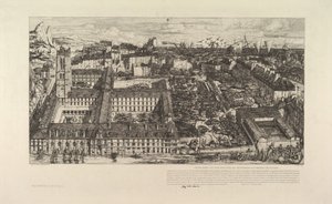 الكلية Henri IV أو Lycée Napoléon ، 1863-64. بواسطة تشارلز ميريون