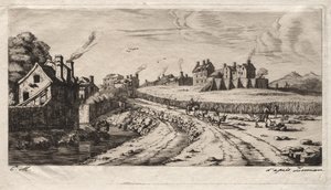 مدخل فوبورج ، سان مارسو ، باريس ، 1850.