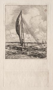 Swift Sailing Proa ، Mulgrave Archipelago ، أوقيانوسيا ، 1866. بواسطة تشارلز ميريون