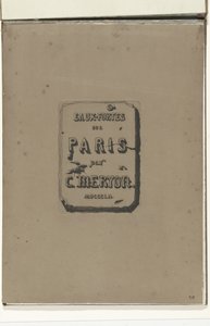 Titelblad في الألبوم Eaux-fortes sur Paris النقش على باريس (عنوان المسلسل) بواسطة تشارلز ميريون