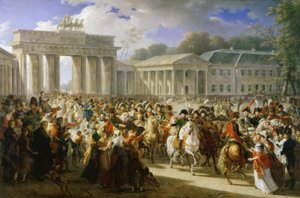 الفرنسية: دخول نابليون الأول إلى برلين، 27 أكتوبر 1806 دخول نابليون الأول إلى برلين، 27 أكتوبر 1806 بواسطة تشارلز ماينير