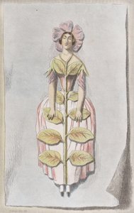 نكة مجففة ، من Les Fleurs Animées ، 1847. ، 1847.