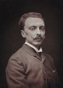 الألبوم الفني والسيرة الذاتية ، السنة الخامسة ، صالون 1885 ؛ صورة للرسام الفرنسي ألفريد بول ماري دي ريشمونت (1857-1911)