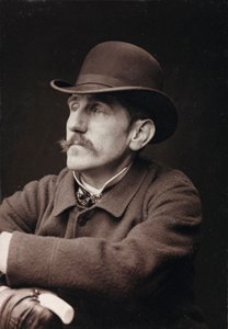 الألبوم الفني والسيرة الذاتية ، السنة الخامسة ، صالون 1885 ؛ صورة للرسام الفرنسي جورج لويس هيون (1855-1901)