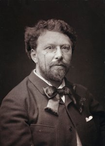 الألبوم الفني والسيرة الذاتية ، السنة الخامسة ، صالون 1885 ؛ صورة للرسام الفرنسي ألفريد بيير جوزيف أجاش (1843-1915)