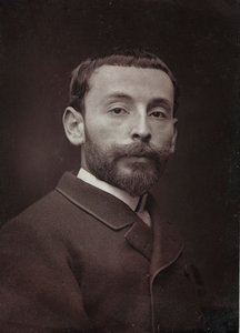 الألبوم الفني والسيرة الذاتية ، السنة السادسة ، صالون 1885 ؛ صورة للرسام الفرنسي الكسندر بلوخ (1862-1906)
