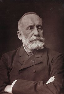 الألبوم الفني والسيرة الذاتية ، السنة السادسة ، صالون 1885 ؛ صورة للرسام الفرنسي بيير بوفيس دي تشافان (1824-1898)