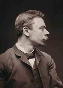 الألبوم الفني والسيرة الذاتية ، السنة السادسة ، صالون 1885 ؛ صورة للرسام الفرنسي جوزيف بول مسليه (1855-1929)
