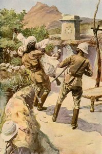 روبرتس أنقذها جندي في بهاجوانا ، 1901. بواسطة تشارلز ميلز شيلدون