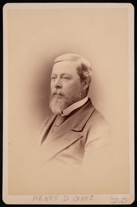 صورة هنري ديفيد كوك 1825-1881 ، قبل عام 1881. بواسطة تشارلز ميلتون بيل