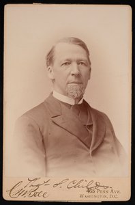 صورة لتوماس سبنسر تشايلدز 1825-1914 ، قبل 1893. بواسطة تشارلز ميلتون بيل