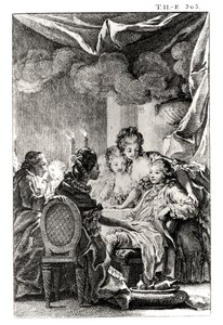 مشهد من &39;L&39;Ingenu&39; بواسطة Voltaire (1694-1778) (النقش) (صور من وزن الجسم)