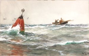 The Red Buoy (bc und wc on card)