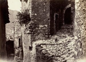 شارع في Sainte-Agnès بالقرب من Roquebrune بواسطة تشارلز نيجري