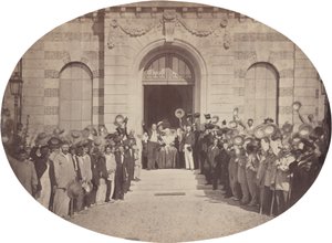 اللجوء الإمبراطوري لفينسينز: 15 أغسطس ، تحية للإمبراطور ، 1859. بواسطة تشارلز نيجري