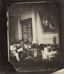اللجوء الإمبراطوري في فينسين: المكتبة ، 1858-59. بواسطة تشارلز نيجري