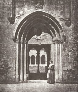 بوابة سان تروفيم ، مدخل الدير ، آرل ، كنيسة ميتروبوليتان في سان تروفيم ، ... ، 1852. بواسطة تشارلز نيجري