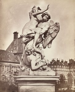 تمثال من التويلري: G.Marsy و A. Flamen: Boreas يختطف Orythia ، 1859. بواسطة تشارلز نيجري