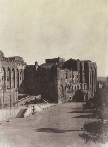 قصر البابا ، أفينيون ، ج. 1851 ، طبع 1970. بواسطة تشارلز نيجري