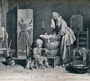 La Blanchisseuse ، القرن الثامن عشر ، 1916