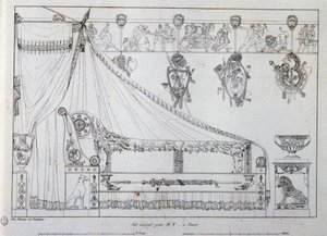Bed made for Mr T from Paris بواسطة تشارلز بيرسييه