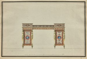 تصميم مكتب ، ج. 1800.