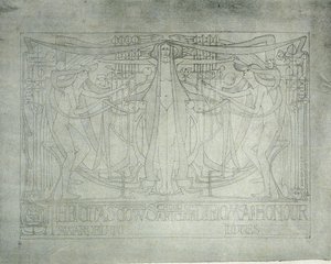 دبلوم الشرف ، مدرسة غلاسكو للفنون ، 1893 (ألوان مائية مطبوعة على ورق الأرز) بواسطة تشارلز ريني ماكينتوش
