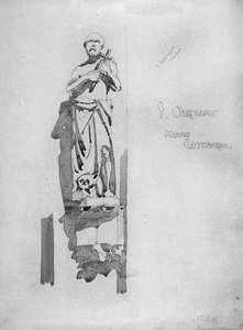سانت جيروم ، 1891 (قلم رصاص وألوان مائية على ورق) بواسطة تشارلز ريني ماكينتوش
