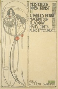 صفحة العنوان لـ House of a Art Lover (Master of Interior Art II) ، 1902 بواسطة تشارلز ريني ماكينتوش