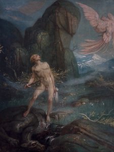 Siegfried والسحر الطائر ، حوالي ١٩٣٠ بواسطة تشارلز ريكيتس
