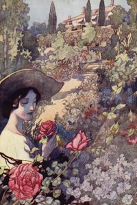 Our Sentimental Garden: Summer (colour litho) بواسطة تشارلز روبنسون