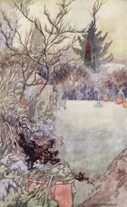 Our Sentimental Garden: The Holly Tree (colour litho) بواسطة تشارلز روبنسون