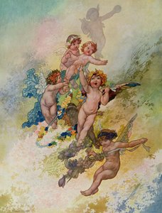 بتكليف الربيع من The Seasons لعام 1920 Pears السنوي