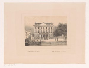 منظر لقصر العدل في روتردام Le palais de Justice / The Palace of Justice (Title on object) Vues et monuments de la ville de Rotterdam / مناظر وآثار مدينة روتردام (عنوان السلسلة)