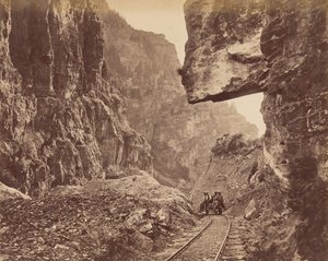 أمريكان فورك كانيون ، كاليفورنيا. 1875. بواسطة تشارلز روسكو سافاج