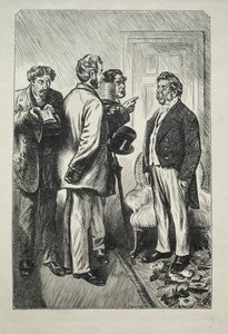 تركيا عيد الميلاد لدينا ، السيد Bobsby المعنية ، 1868. بواسطة تشارلز صموئيل كين