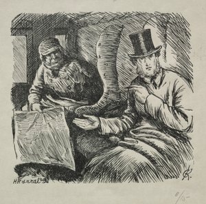 حظر التدخين بشدة ، 1868. بواسطة تشارلز صموئيل كين