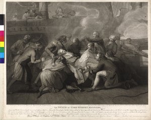 اللورد روبرت مانرز (1758-1782) وفاة اللورد روبرت مانرز بواسطة تشارلز شيروين
